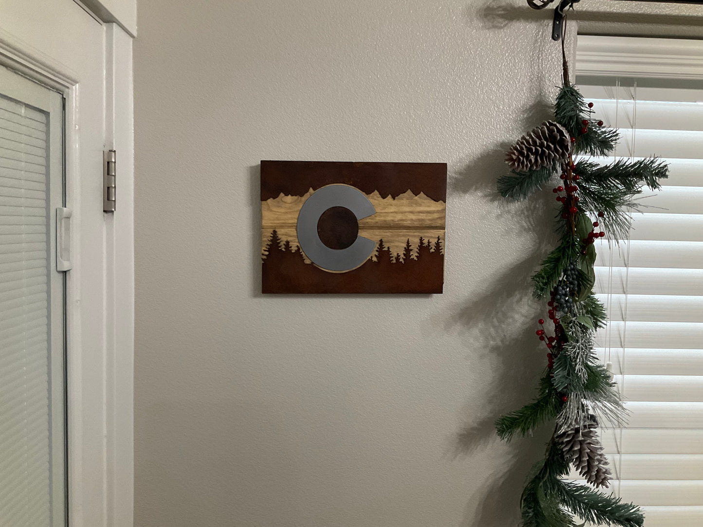 CO Flag - Mountain-Tree Outline