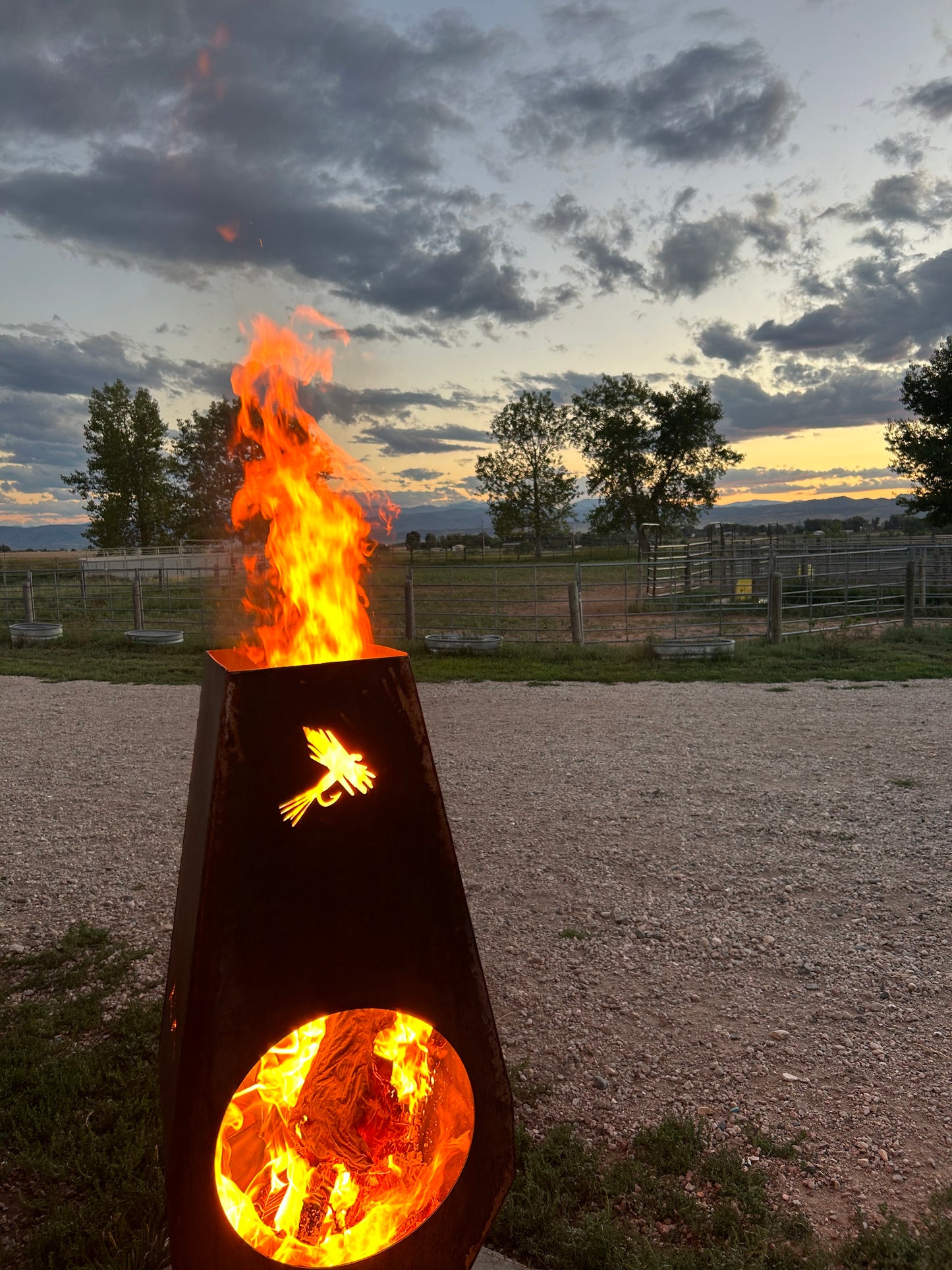 Circle Chiminea