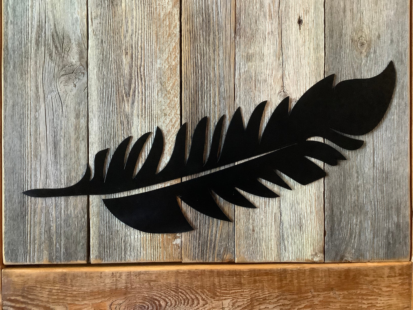 Feather Wall Art - Metal Only