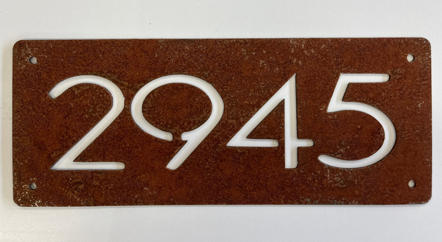 House Address Plate