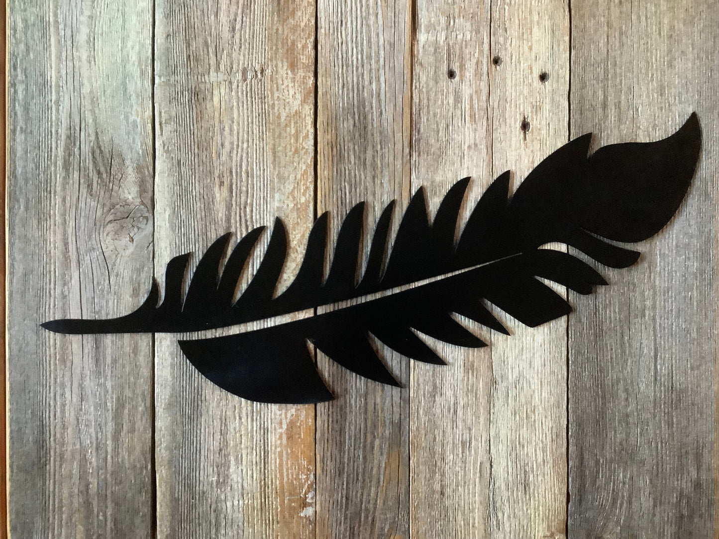 Feather Wall Art - Metal Only
