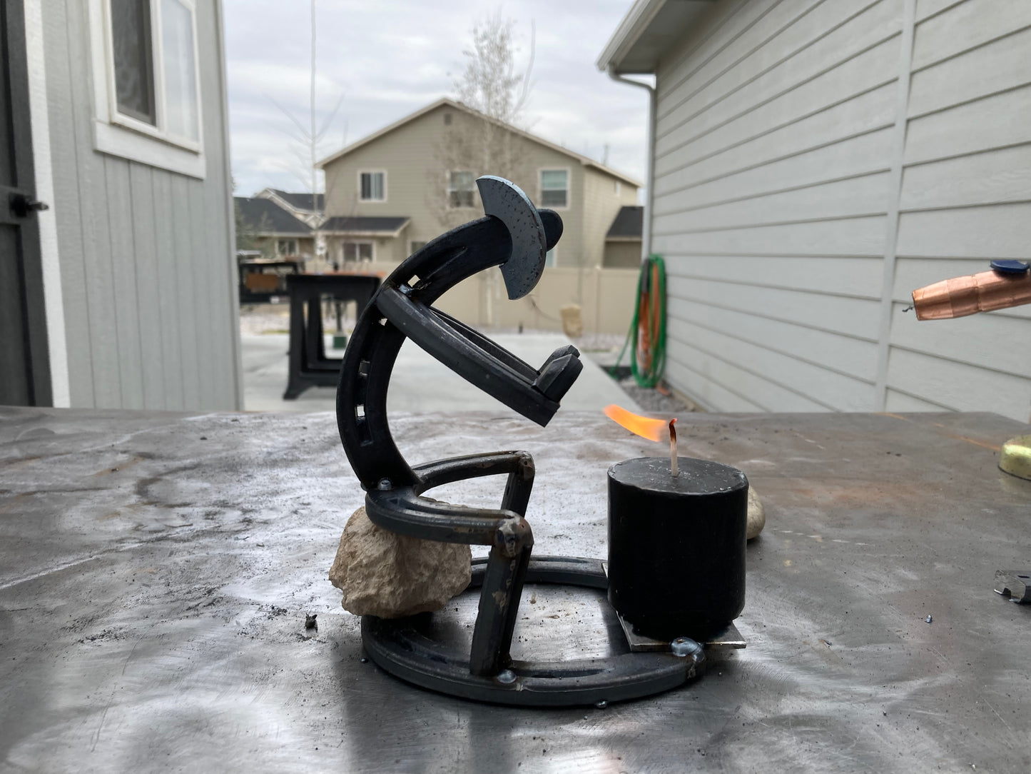 Cowboy Candle Holder