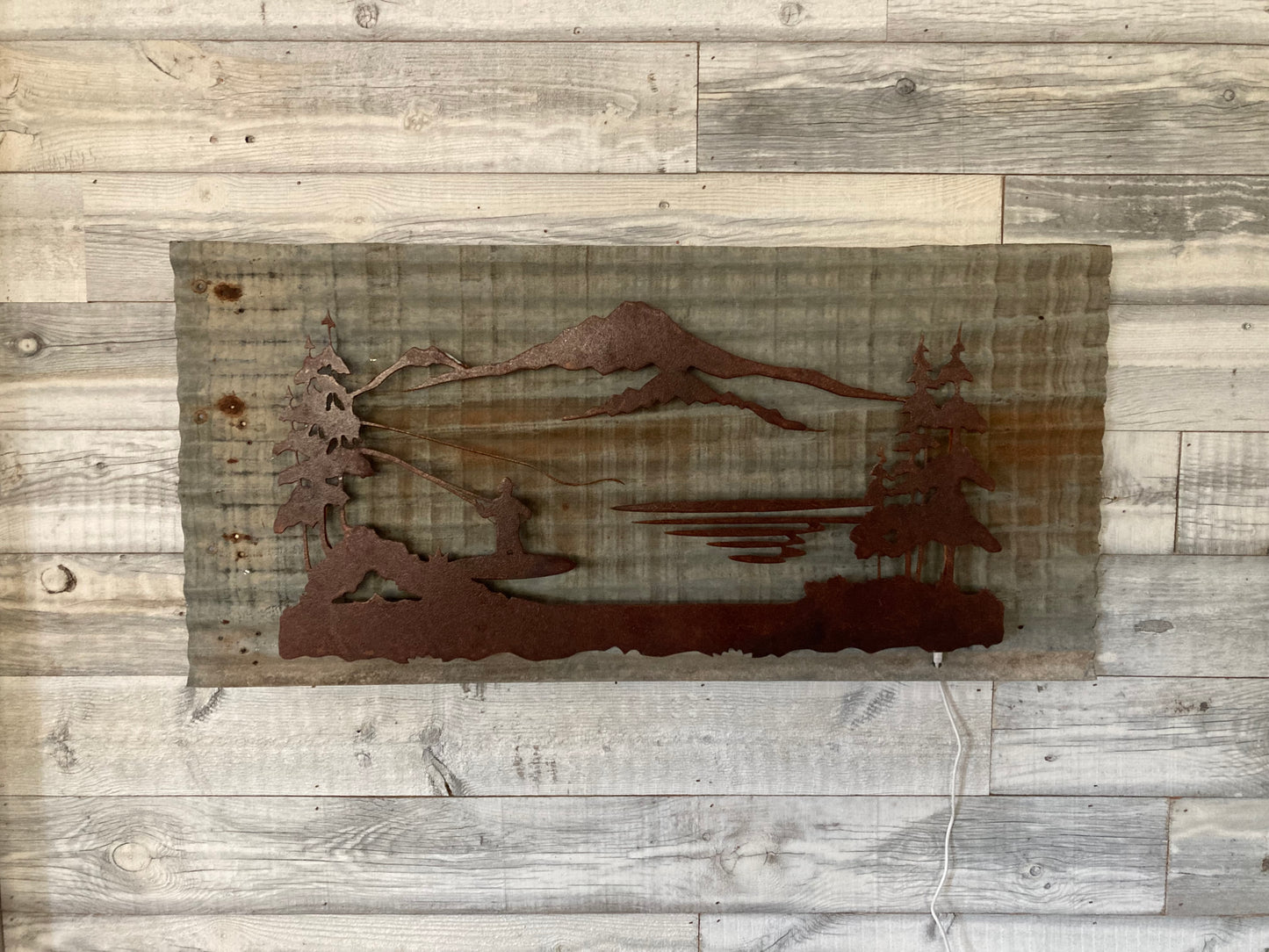 Fly Fishing Scene / LED Backlit