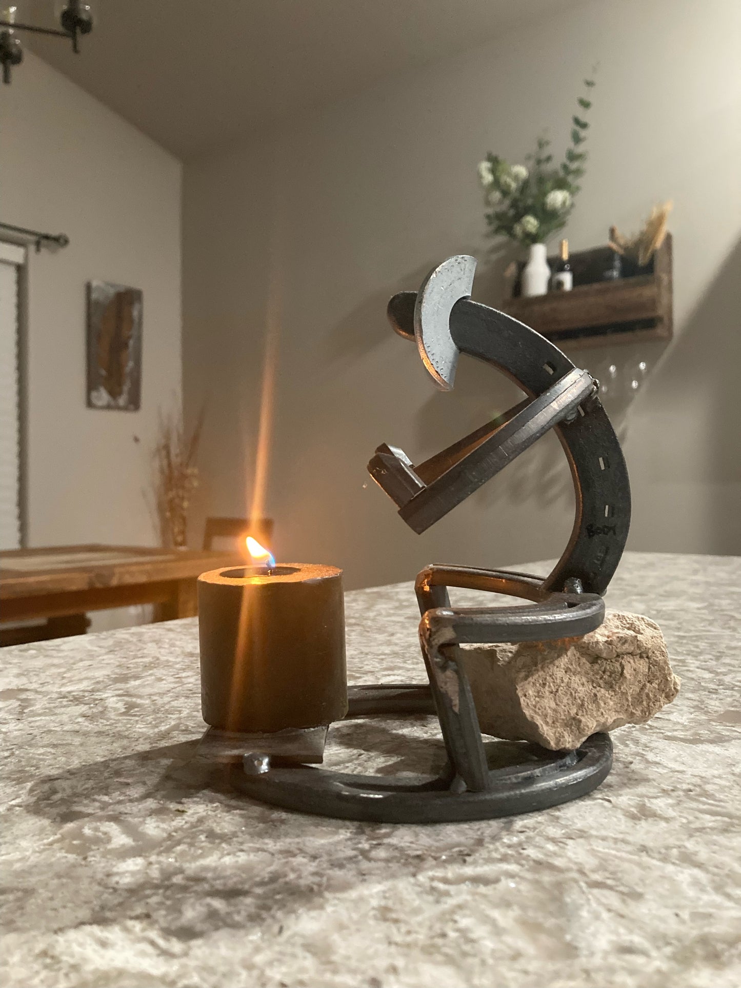 Cowboy Candle Holder