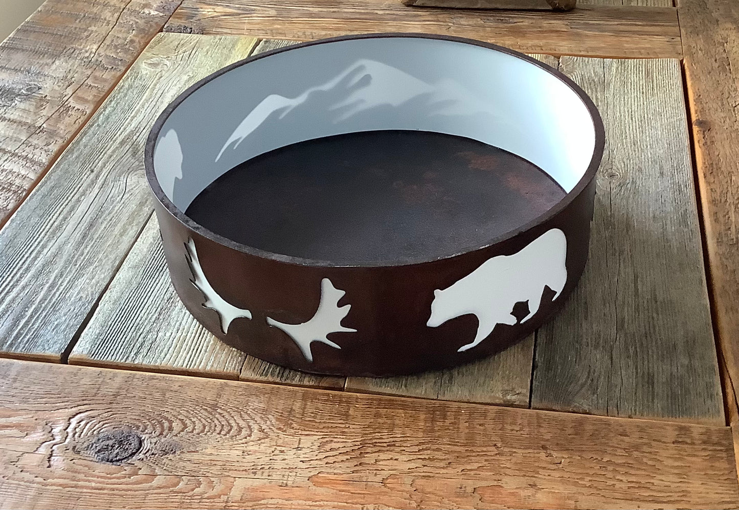 Rustic Drink Tray