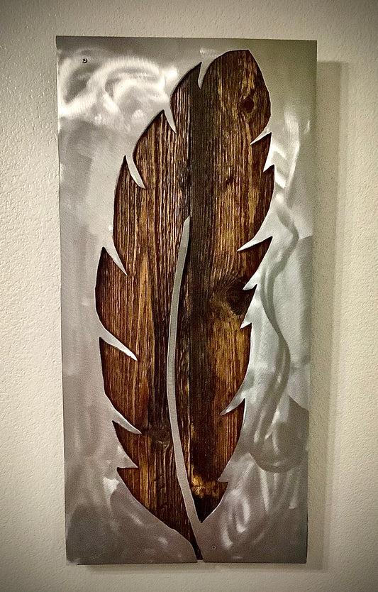 Feather Wall Art - Negative